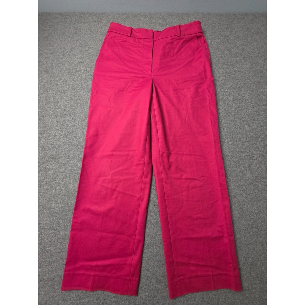Boden Canonbury 7/8 Trouser Pants Women 8R Pink High Rise Stretch Straight Ankle